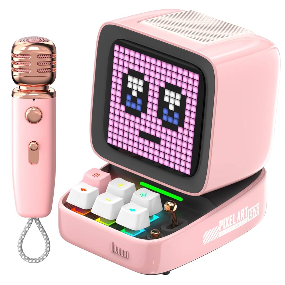 Divoom Ditoo-Pro Bluetooth スピーカー ピンク DITOO PRO - DIVOOM :: WiseTech